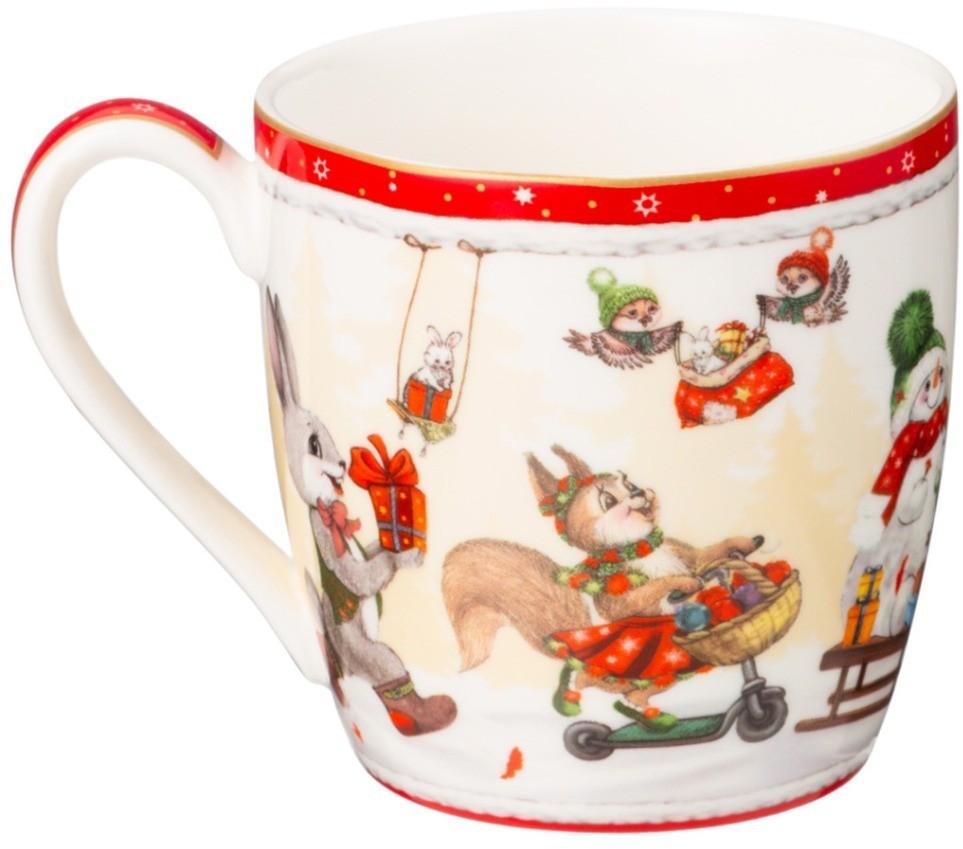 Кружка lefard "с новым годом!" 250мл красная Lefard (85-1930)