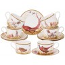 Чайный набор lefard "охота" на 6 пер. 12 пр. 300 мл (590-500)