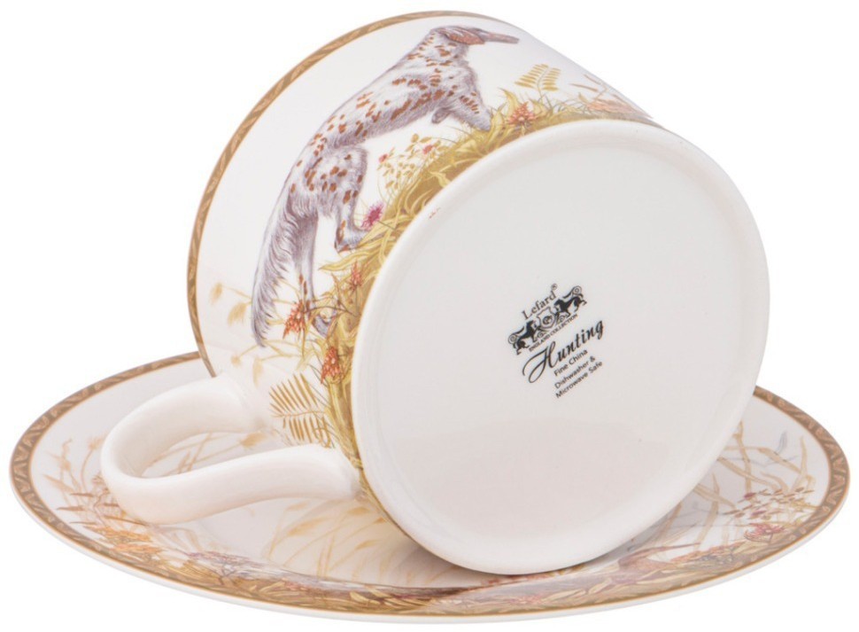Чайный набор lefard "охота" на 6 пер. 12 пр. 300 мл (590-500)