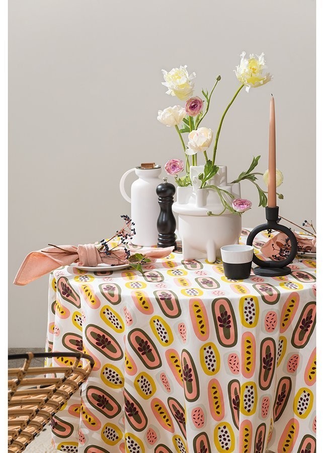 Скатерть на стол с принтом passion fruit из коллекции wild, 170х250 см (65696)