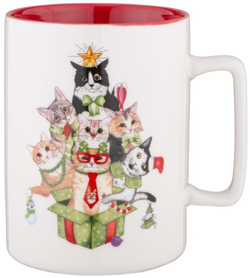 Кружка lefard "замурчательная елка" 400мл (260-996)