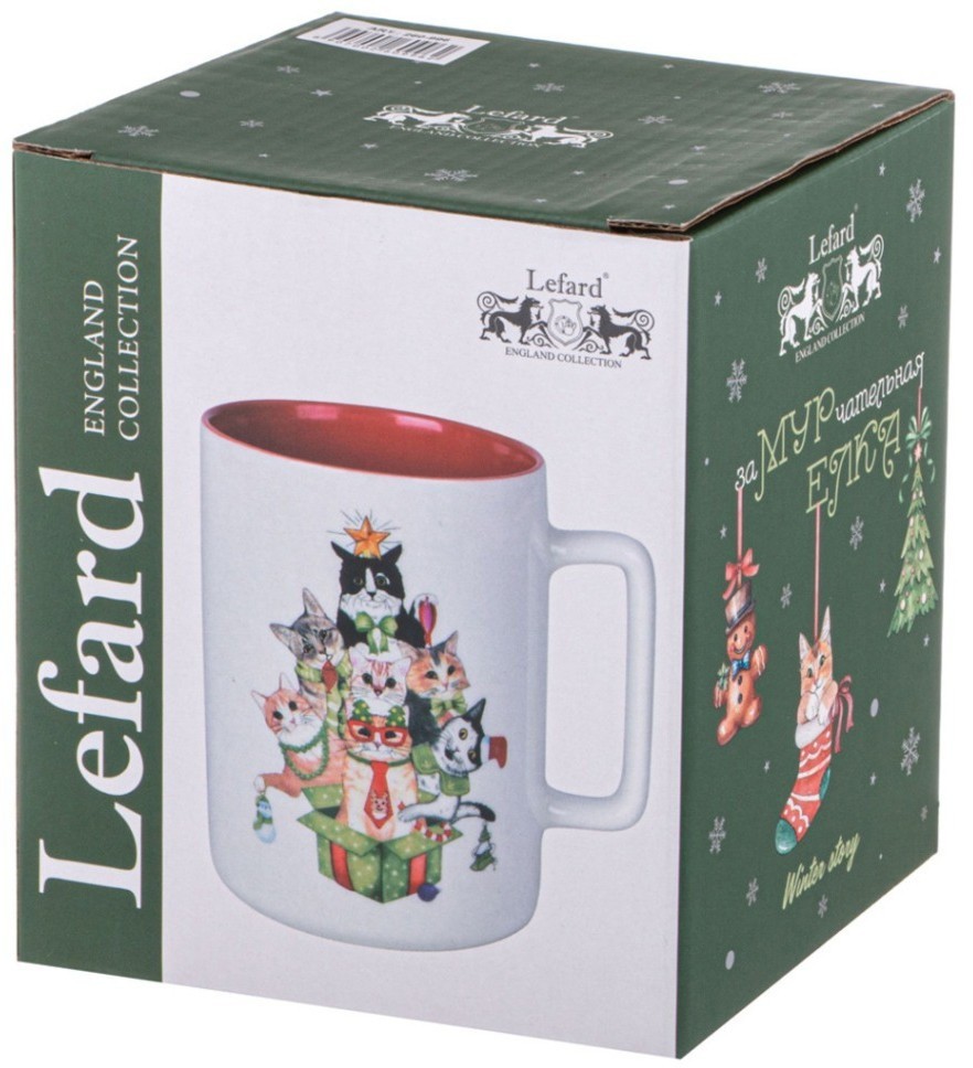 Кружка lefard "замурчательная елка" 400мл (260-996)