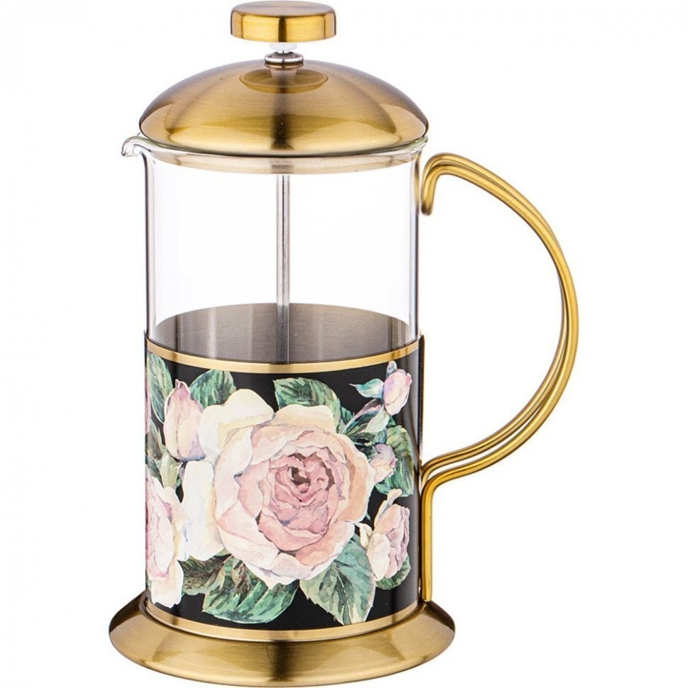 Френч-пресс  agness "винтаж пионы"  600 мл (894-128)