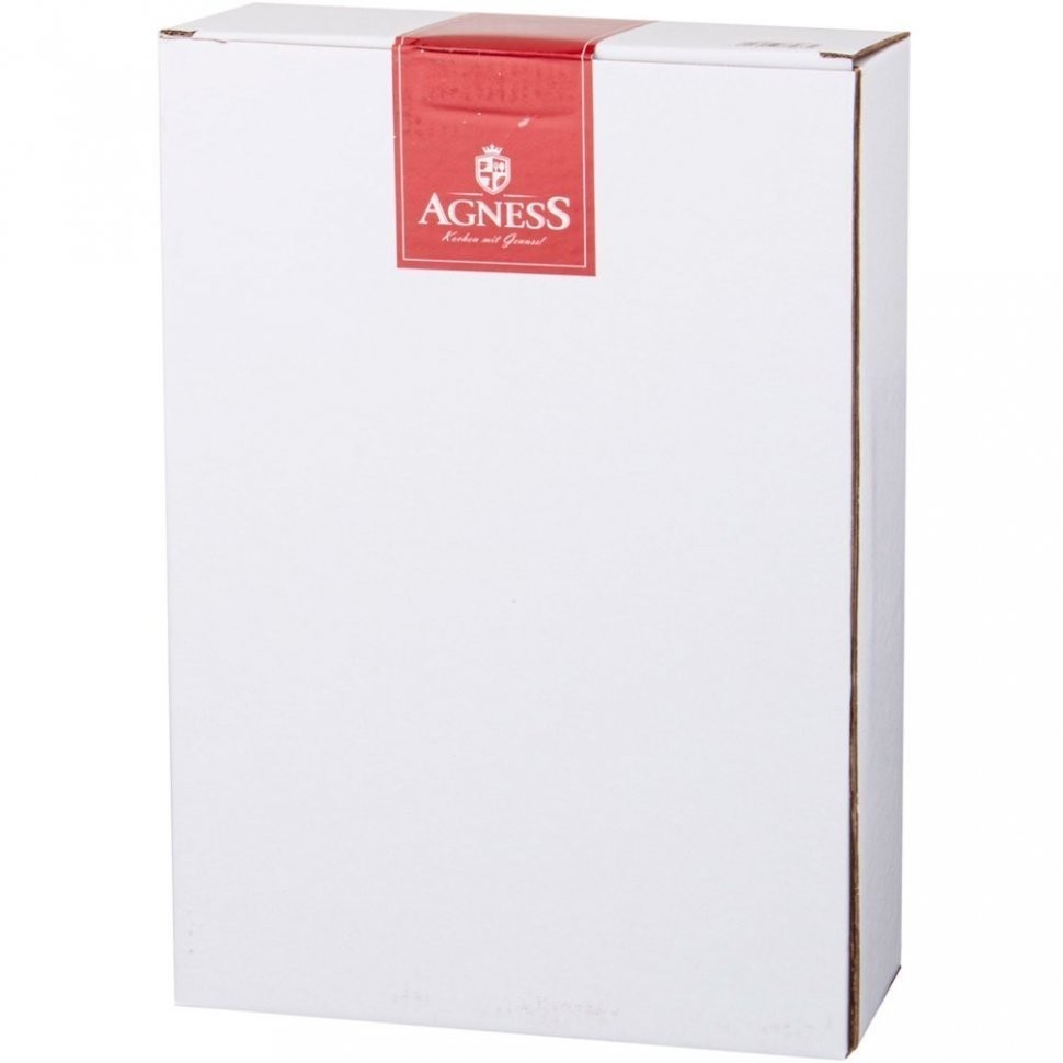 Блюдо для запекания agness "modern kitchen" прямоуг. серое 37*24*7,5 см (777-083)