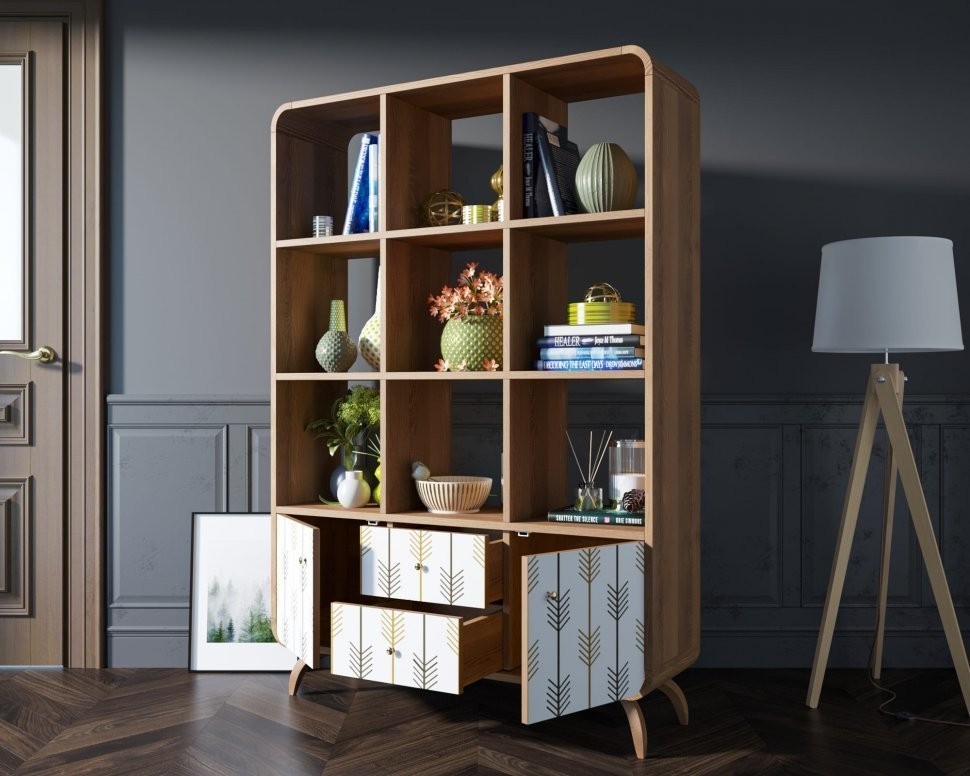 Стеллаж Ellipse принт 2 арт EL13/print_2-ET