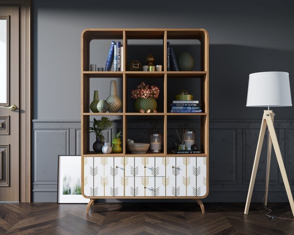 Стеллаж Ellipse принт 2 арт EL13/print_2-ET