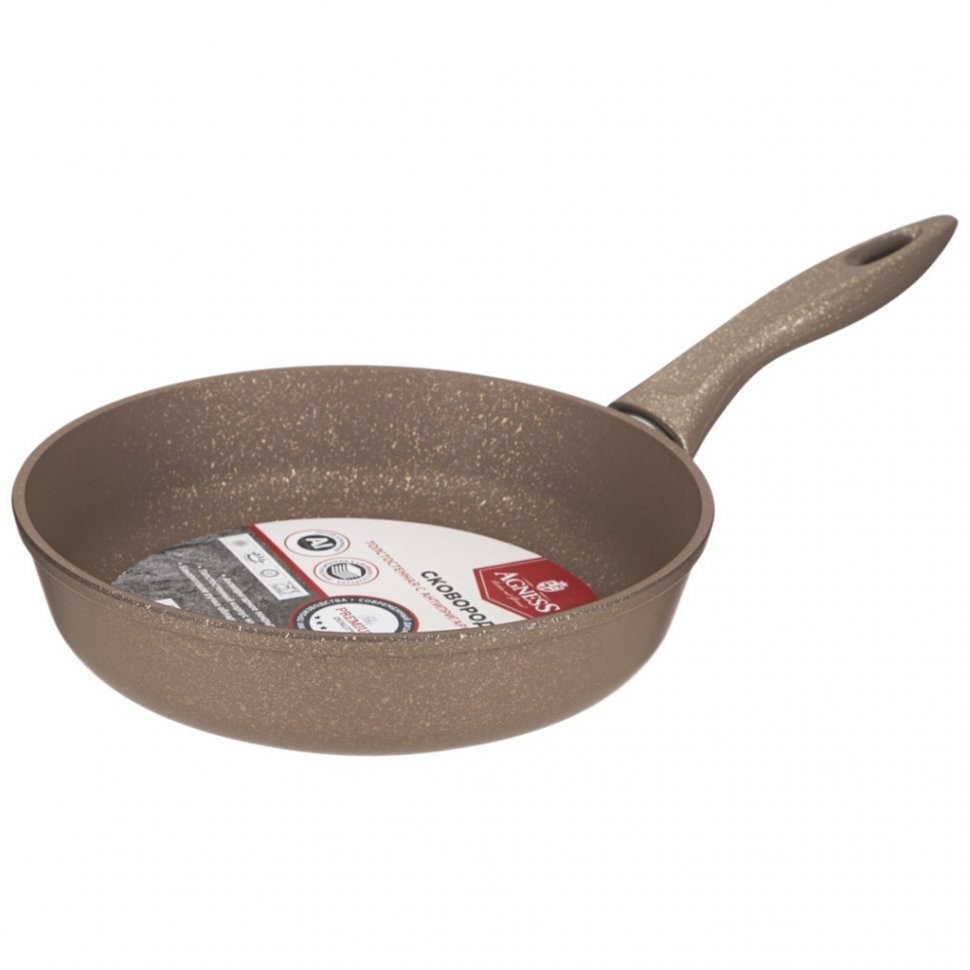 Сковорода agness "экселент"  диаметр 24 см (899-117)