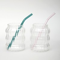 Набор стаканов из 2-х шт. со стекл. трубочками 600 мл Agness (887-291)