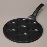 Сковорода agness для оладий с антипригар.покрытием, индукция, диаметр=26.5 см (932-030)