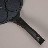 Сковорода agness для оладий с антипригар.покрытием, индукция, диаметр=26.5 см (932-030)