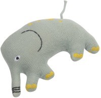 Погремушка из хлопка Слоник lou из коллекции tiny world 14х8 см (69620)