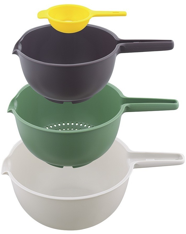 Набор мисок с дуршлагом и отделителем желтка trym, 4 предм. (74705)
