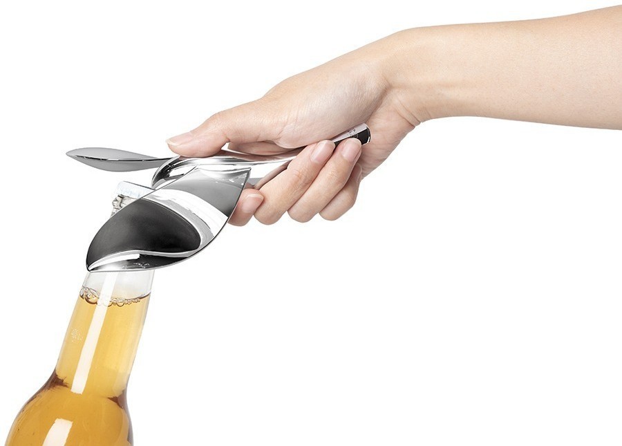 Открывалка для бутылок tipsy, хром (67665)