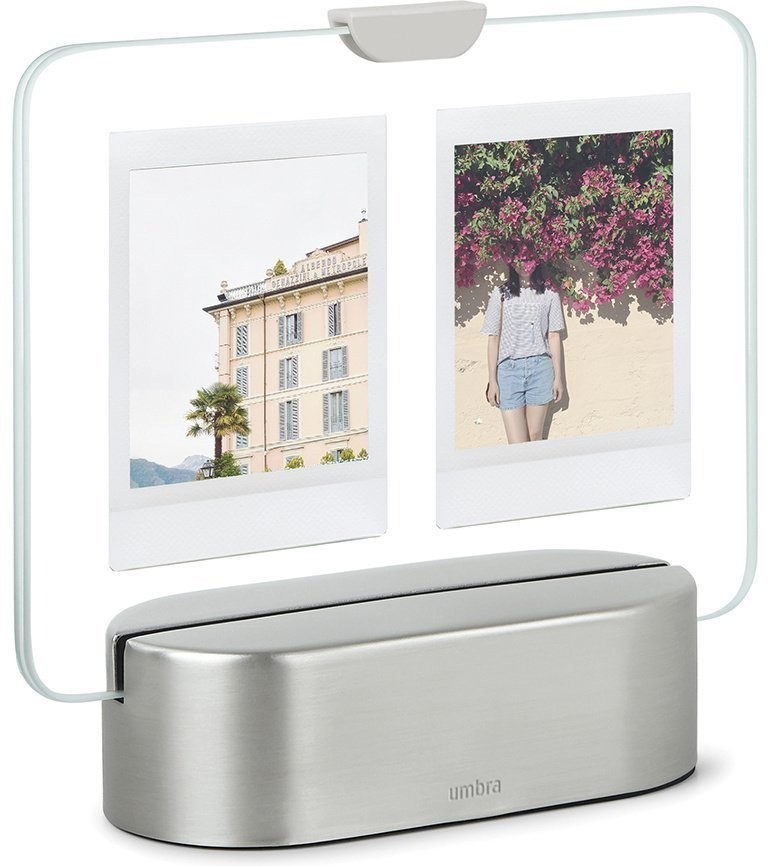 Фоторамка с подсветкой glo instant, 5х8, никель (68113)