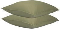 Набор из двух наволочек из сатина цвета шалфея с брашинг-эффектом из коллекции essential, 70х70 см (76095)