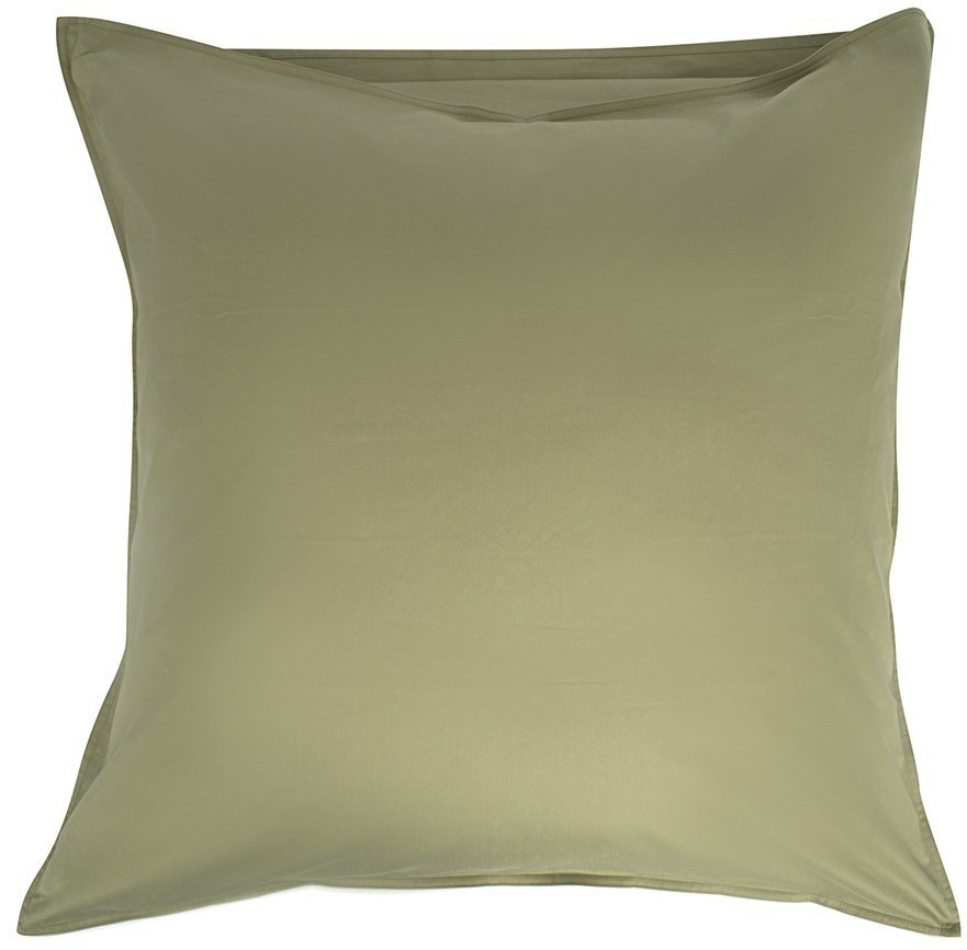 Набор из двух наволочек из сатина цвета шалфея с брашинг-эффектом из коллекции essential, 70х70 см (76095)