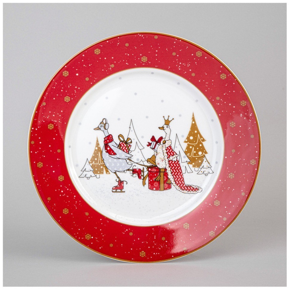 Тарелка обеденная lefard "family christmas" 25 см (425-119)