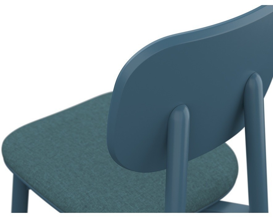 Стул saga, рогожка, сине-зеленый (76406)