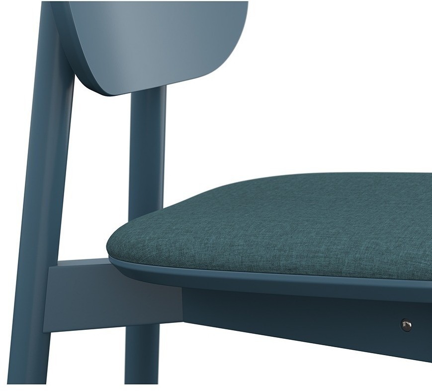 Стул saga, рогожка, сине-зеленый (76406)