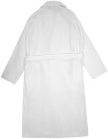Халат махровый из чесаного хлопка белого цвета из коллекции essential, размер xl (75418)