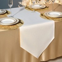 Дорожка на стол 45х220 cm  "феерия. золото", цвет: бежевый, tm lefard, полиэстер 100% (986-003-31)