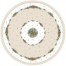 Скатерть  d220 cm круглая, "celebration", цвет: бежевый, tm lefard, полиэстер 100% (986-001-26)