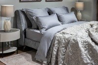 Покрывало HOUSTON серое со стежкой 260*260 (TT-00011025)