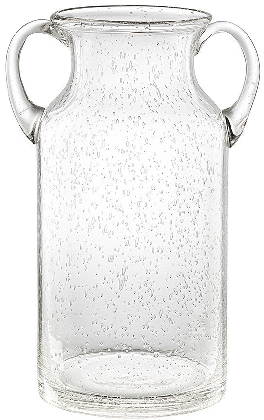 Ваза для цветов flowi, 29 см, прозрачная (77855)