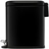Ведро мусорное с педалью, графит, 5 л (78735)