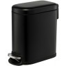 Ведро мусорное с педалью, графит, 5 л (78735)