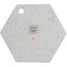 Доска сервировочная из камня elements hexagonal 30 см (68548)