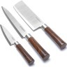 Набор ножей 3пр в упаковке + топор Mayer&Boch (27429)