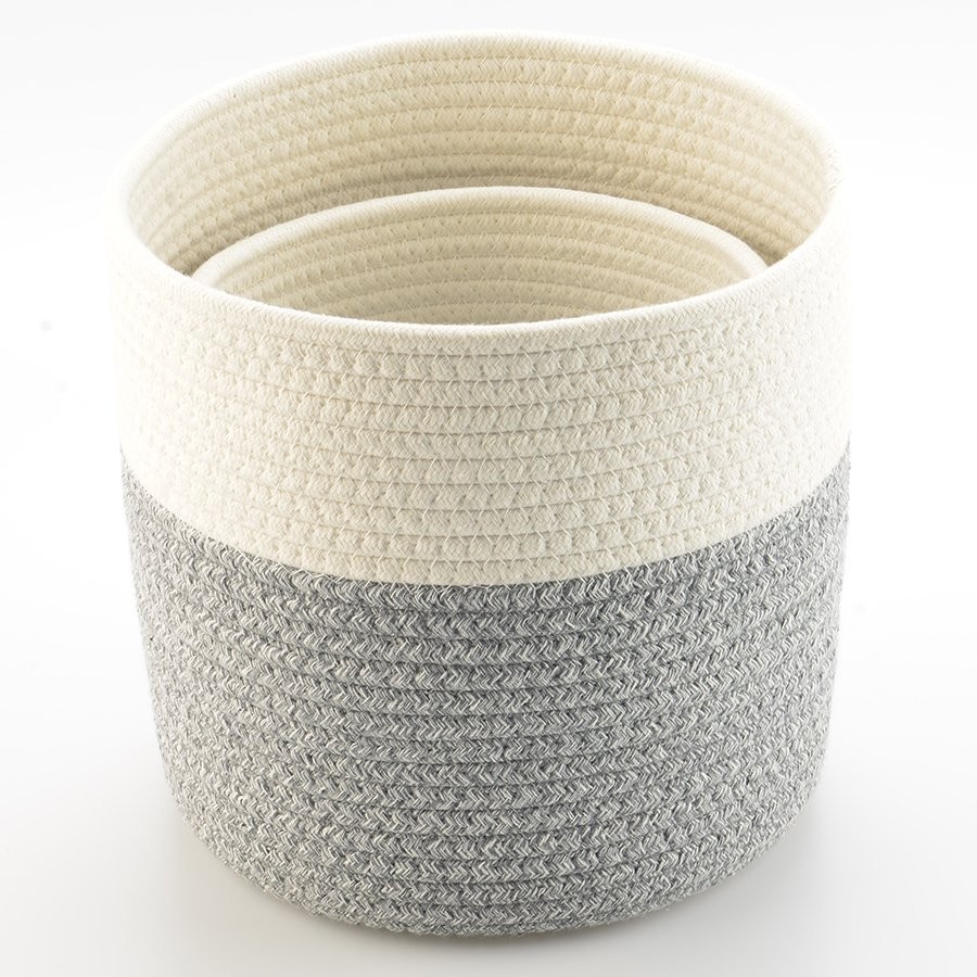 Кашпо nygard, D20х19 см, кремовое/светло-серое (74833)