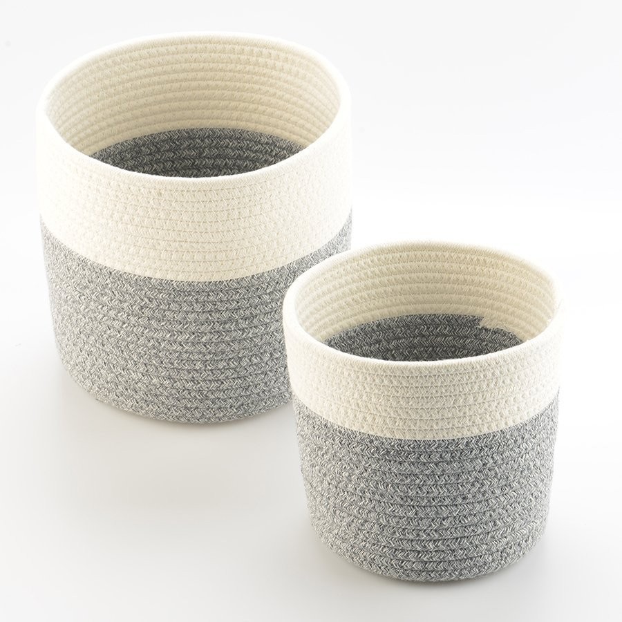 Кашпо nygard, D20х19 см, кремовое/светло-серое (74833)