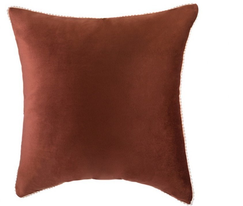 Подушка декоративная "фьюжен",45*45см,коричневый,100%пэ SANTALINO (850-827-46)