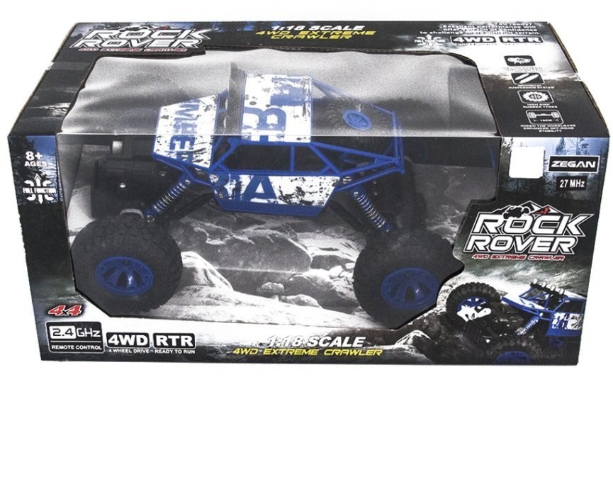 Радиоуправляемый синий краулер Zegan Rock Rover 1:18 2.4G (ZG-C1801)