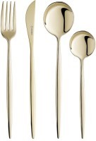 Набор столовых приборов globe, золотистые, 16 пред. (76628)