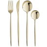 Набор столовых приборов globe, золотистые, 16 пред. (76628)