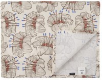 Дорожка на стол из хлопка молочного цвета с принтом Цветы из коллекции prairie, 45х150 см (69715)