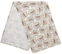 Дорожка на стол из хлопка молочного цвета с принтом Цветы из коллекции prairie, 45х150 см (69715)