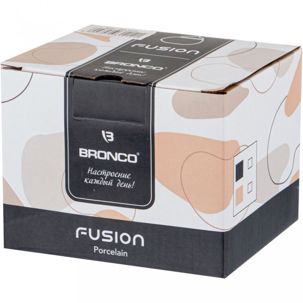 Сахарница bronco "fusion" 380 мл серая Bronco (263-1212)