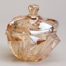 Блюдо с крышкой "bohema" amber диаметр=11,5 см высота=11,5 см Lefard (195-231)