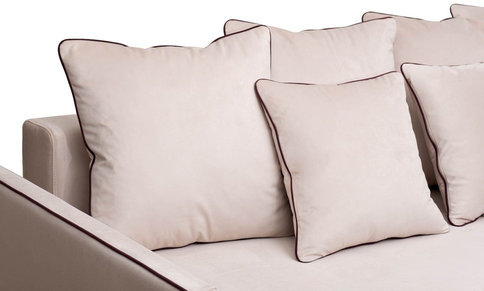 Диван Mores(K)/VD кант трехмест.раскл. велюр беж. Colton 002-BEG 226*103*94 (TT-00014670)