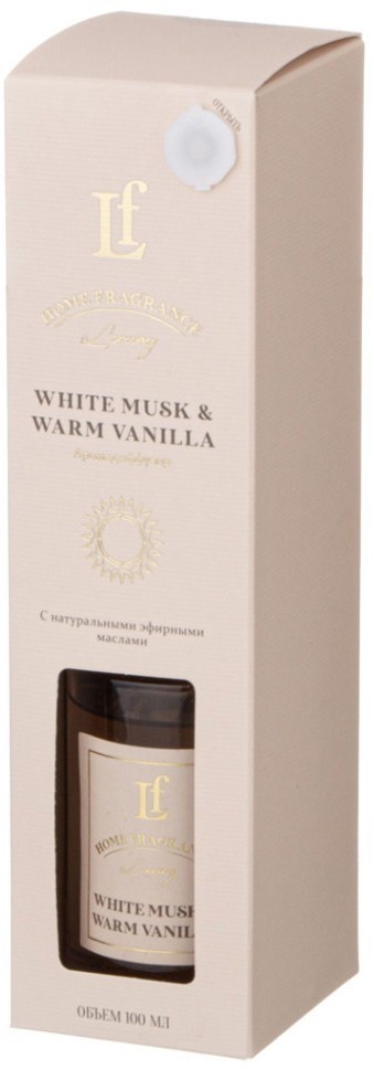 Диффузор ароматический "white musk & warm vanilla" 100 мл Lefard (625-112)