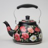 Чайник agness "маки" со встроенным свистком и фильтром 1000 мл (916-410)