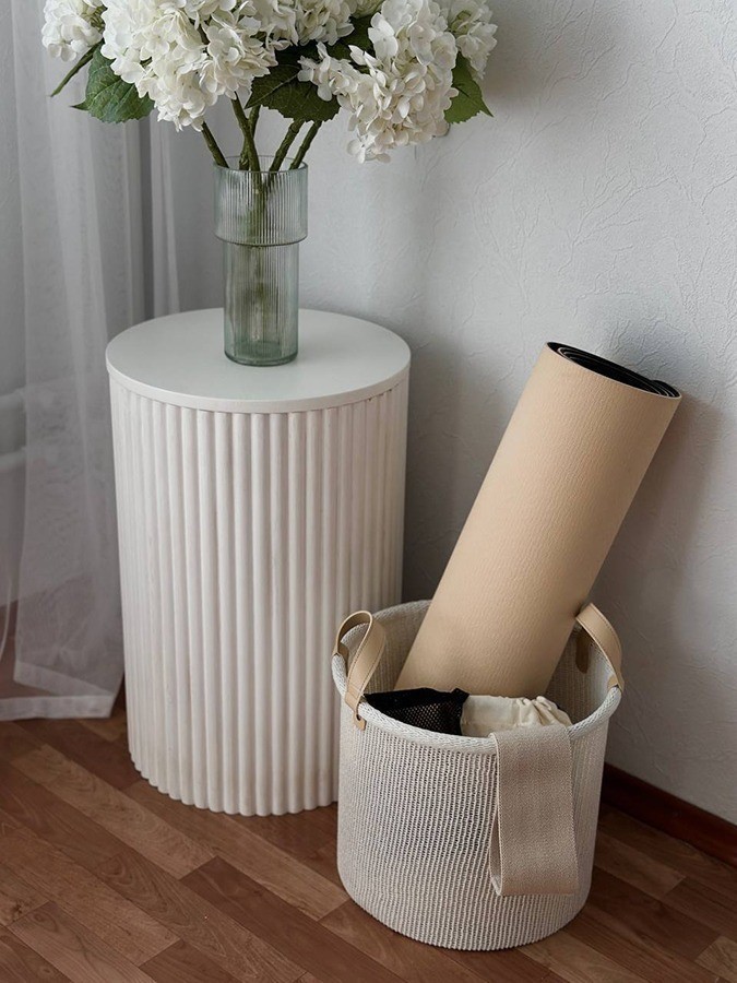 Корзина для хранения sustainable collection, D32х28 см, молочная (78509)