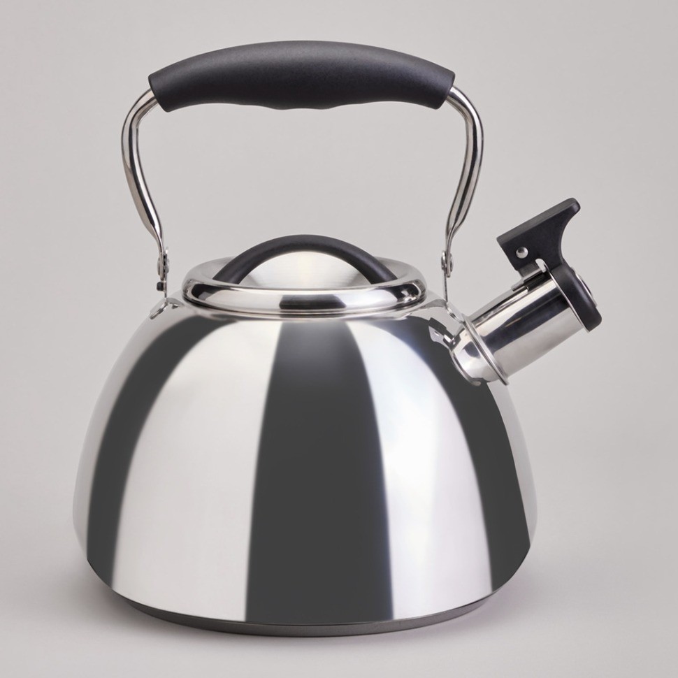 Чайник со свистком и складывающейся ручкой, 2.9л Agness (940-025)
