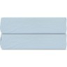 Простыня на резинке небесно-голубого цвета из органического стираного хлопка из коллекции essential, 180х200 см (69398)