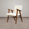 Кресло Тайлер SE-20012-1-OAK/FB-192, каркас массив дуба, обивка лен, natural oak/beige, ROOMERS FURNITURE