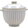 Чаша с крышкой L9705-Cream, 13, каменная керамика, ROOMERS TABLEWARE